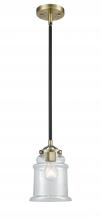 Innovations Lighting 284-1S-BAB-G182-LED - Canton - 1 Light - 6 inch - Black Antique Brass - Cord hung - Mini Pendant