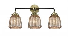 Innovations Lighting 284-3W-BAB-G146-LED - Chatham - 3 Light - 24 inch - Black Antique Brass - Bath Vanity Light