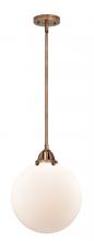 Innovations Lighting 288-1S-AC-G201-12-LED - Beacon - 1 Light - 12 inch - Antique Copper - Cord hung - Mini Pendant