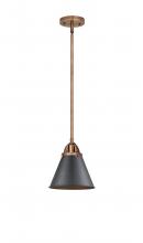 Innovations Lighting 288-1S-AC-M13-BK-LED - Appalachian - 1 Light - 8 inch - Antique Copper - Cord hung - Mini Pendant