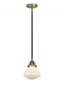 Innovations Lighting 288-1S-BAB-G321-LED - Olean - 1 Light - 7 inch - Black Antique Brass - Cord hung - Mini Pendant