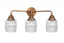 Innovations Lighting 288-3W-AC-G302-LED - Colton - 3 Light - 24 inch - Antique Copper - Bath Vanity Light