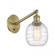 Innovations Lighting 317-1W-AB-G1013-LED - Belfast - 1 Light - 6 inch - Antique Brass - Sconce