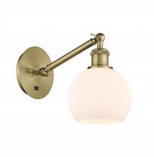Innovations Lighting 317-1W-AB-G121-6-LED - Athens - 1 Light - 6 inch - Antique Brass - Sconce