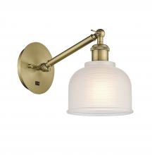 Innovations Lighting 317-1W-AB-G411-LED - Dayton - 1 Light - 6 inch - Antique Brass - Sconce