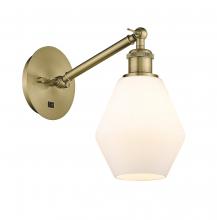Innovations Lighting 317-1W-AB-G651-6-LED - Cindyrella - 1 Light - 6 inch - Antique Brass - Sconce