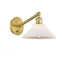 Innovations Lighting 317-1W-SG-G131-LED - Orwell - 1 Light - 8 inch - Satin Gold - Sconce