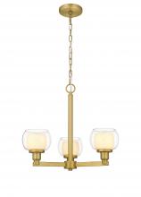 Innovations Lighting 330-3CR-SG-CLW - Cairo - 3 Light - 20 inch - Satin Gold - Chain Hung - Pendant