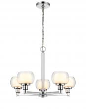 Innovations Lighting 330-5CR-PC-CLW-LED - Cairo - 5 Light - 20 inch - Polished Chrome - Chain Hung - Chandelier