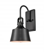 Innovations Lighting 370-1W-BK-M-LED - Provin - 1 Light - 7 inch - Matte Black - Sconce
