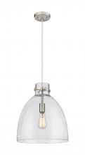 Innovations Lighting 410-1PL-SN-G412-14SDY - Newton Bell - 1 Light - 14 inch - Satin Nickel - Cord hung - Pendant