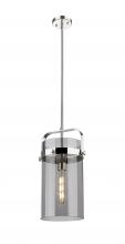 Innovations Lighting 413-1SM-PN-G413-1S-8SM - Pilaster - 1 Light - 8 inch Glass - Polished Nickel - Pendant