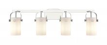 Innovations Lighting 423-4W-PC-G423-7WH - Pilaster - 4 Light - 35 inch - Polished Chrome - Bath Vanity Light