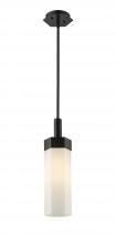 Innovations Lighting 427-1S-BK-G427-14WH - Claverack - 1 Light - 6 inch - Matte Black - Pendant