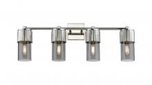 Innovations Lighting 428-4W-PN-G428-7SM - Bolivar - 4 Light - 31 inch - Polished Nickel - Bath Vanity Light