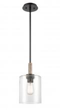 Innovations Lighting 442-1S-BK-SDY-LED - Paladin - 1 Light - 7 inch - Matte Black - stem hung - Mini Pendant