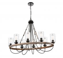 Innovations Lighting 442-8CR-BK-G4422 - Paladin - 8 Light - 39 inch - Matte Black - Chain Hung - Chandelier