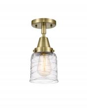Innovations Lighting 447-1C-AB-G513-LED - Bell - 1 Light - 5 inch - Antique Brass - Flush Mount
