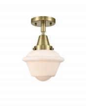 Innovations Lighting 447-1C-AB-G531-LED - Oxford - 1 Light - 8 inch - Antique Brass - Flush Mount
