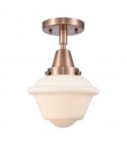 Innovations Lighting 447-1C-AC-G531-LED - Oxford - 1 Light - 8 inch - Antique Copper - Flush Mount