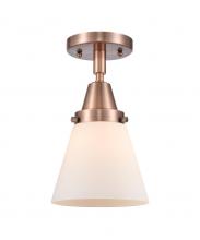 Innovations Lighting 447-1C-AC-G61-LED - Cone - 1 Light - 6 inch - Antique Copper - Flush Mount