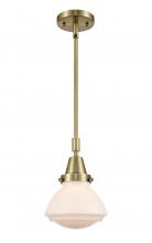 Innovations Lighting 447-1S-AB-G321-LED - Olean - 1 Light - 7 inch - Antique Brass - Mini Pendant