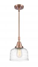 Innovations Lighting 447-1S-AC-G713-LED - Bell - 1 Light - 8 inch - Antique Copper - Mini Pendant