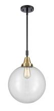 Innovations Lighting 447-1S-BAB-G201-12-LED - Beacon - 1 Light - 12 inch - Black Antique Brass - Mini Pendant