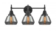 Innovations Lighting 447-3W-BK-G173-LED - Fulton - 3 Light - 25 inch - Matte Black - Bath Vanity Light