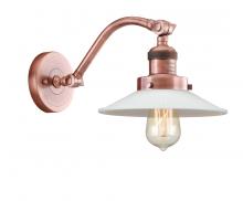 Innovations Lighting 515-1W-AC-G1-LED - Halophane - 1 Light - 9 inch - Antique Copper - Sconce