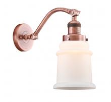 Innovations Lighting 515-1W-AC-G181-LED - Canton - 1 Light - 6 inch - Antique Copper - Sconce