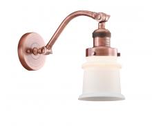 Innovations Lighting 515-1W-AC-G181S-LED - Canton - 1 Light - 7 inch - Antique Copper - Sconce