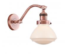 Innovations Lighting 515-1W-AC-G321-LED - Olean - 1 Light - 7 inch - Antique Copper - Sconce