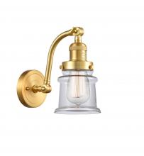 Innovations Lighting 515-1W-SG-G182S - Canton - 1 Light - 7 inch - Satin Gold - Sconce