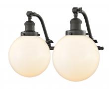 Innovations Lighting 515-2W-OB-G201-8-LED - Beacon - 2 Light - 18 inch - Oil Rubbed Bronze - Bath Vanity Light