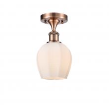 Innovations Lighting 516-1C-AC-G461-6 - Norfolk - 1 Light - 6 inch - Antique Copper - Semi-Flush Mount