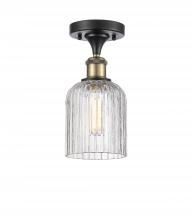 Innovations Lighting 516-1C-BAB-G559-5CL - Bridal Veil - 1 Light - 5 inch - Black Antique Brass - Semi-Flush Mount