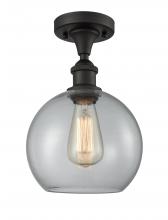 Innovations Lighting 516-1C-OB-G122-LED - Athens - 1 Light - 8 inch - Oil Rubbed Bronze - Semi-Flush Mount
