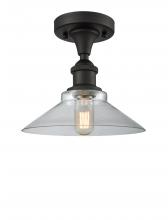 Innovations Lighting 516-1C-OB-G132-LED - Orwell - 1 Light - 8 inch - Oil Rubbed Bronze - Semi-Flush Mount