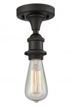 Innovations Lighting 516-1C-OB-LED - Bare Bulb - 1 Light - 5 inch - Oil Rubbed Bronze - Semi-Flush Mount