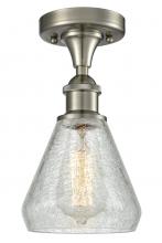 Innovations Lighting 516-1C-SN-G275 - Conesus - 1 Light - 6 inch - Brushed Satin Nickel - Flush Mount