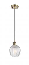 Innovations Lighting 516-1P-AB-G462-6-LED - Norfolk - 1 Light - 6 inch - Antique Brass - Cord hung - Mini Pendant
