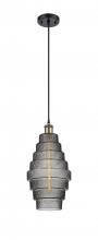 Innovations Lighting 516-1P-BAB-G673-8 - Cascade - 1 Light - 8 inch - Black Antique Brass - Cord hung - Mini Pendant