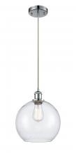 Innovations Lighting 516-1P-PC-G124-10 - Athens - 1 Light - 10 inch - Polished Chrome - Cord hung - Mini Pendant