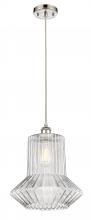 Innovations Lighting 516-1P-PN-G212 - Springwater - 1 Light - 12 inch - Polished Nickel - Cord hung - Mini Pendant