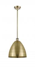 Innovations Lighting 516-1S-AB-MBD-12-AB - Bristol - 1 Light - 12 inch - Antique Brass - Pendant