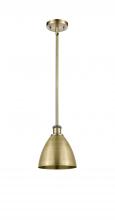 Innovations Lighting 516-1S-AB-MBD-75-AB-LED - Bristol - 1 Light - 8 inch - Antique Brass - Pendant