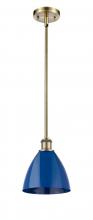Innovations Lighting 516-1S-AB-MBD-75-BL-LED - Plymouth - 1 Light - 8 inch - Antique Brass - Pendant