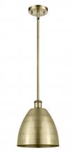 Innovations Lighting 516-1S-AB-MBD-9-AB-LED - Bristol - 1 Light - 9 inch - Antique Brass - Pendant