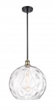 Innovations Lighting 516-1S-BAB-G1215-14 - Athens Water Glass - 1 Light - 13 inch - Black Antique Brass - Pendant